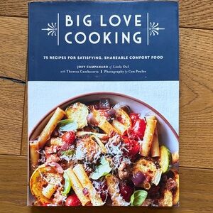 Big Love Cooking Hardcover Cookbook - Blue Cover